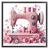 (Multi Style)Sewing Machine - 14CT Stamped Cross Stitch - 40*40cm