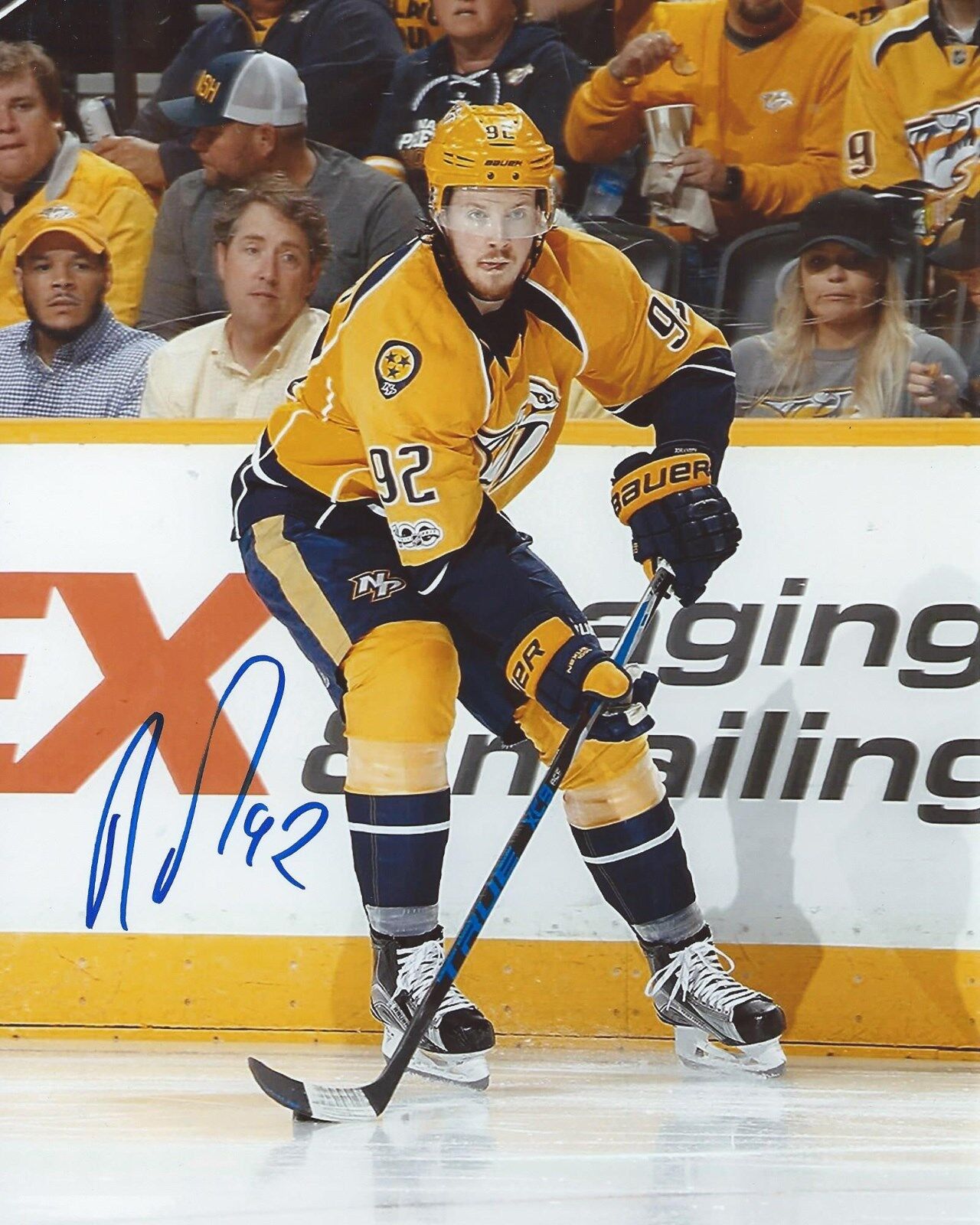 Ryan Johansen Signed 8x10 Photo Poster painting Nashville Predators Autographed COA D