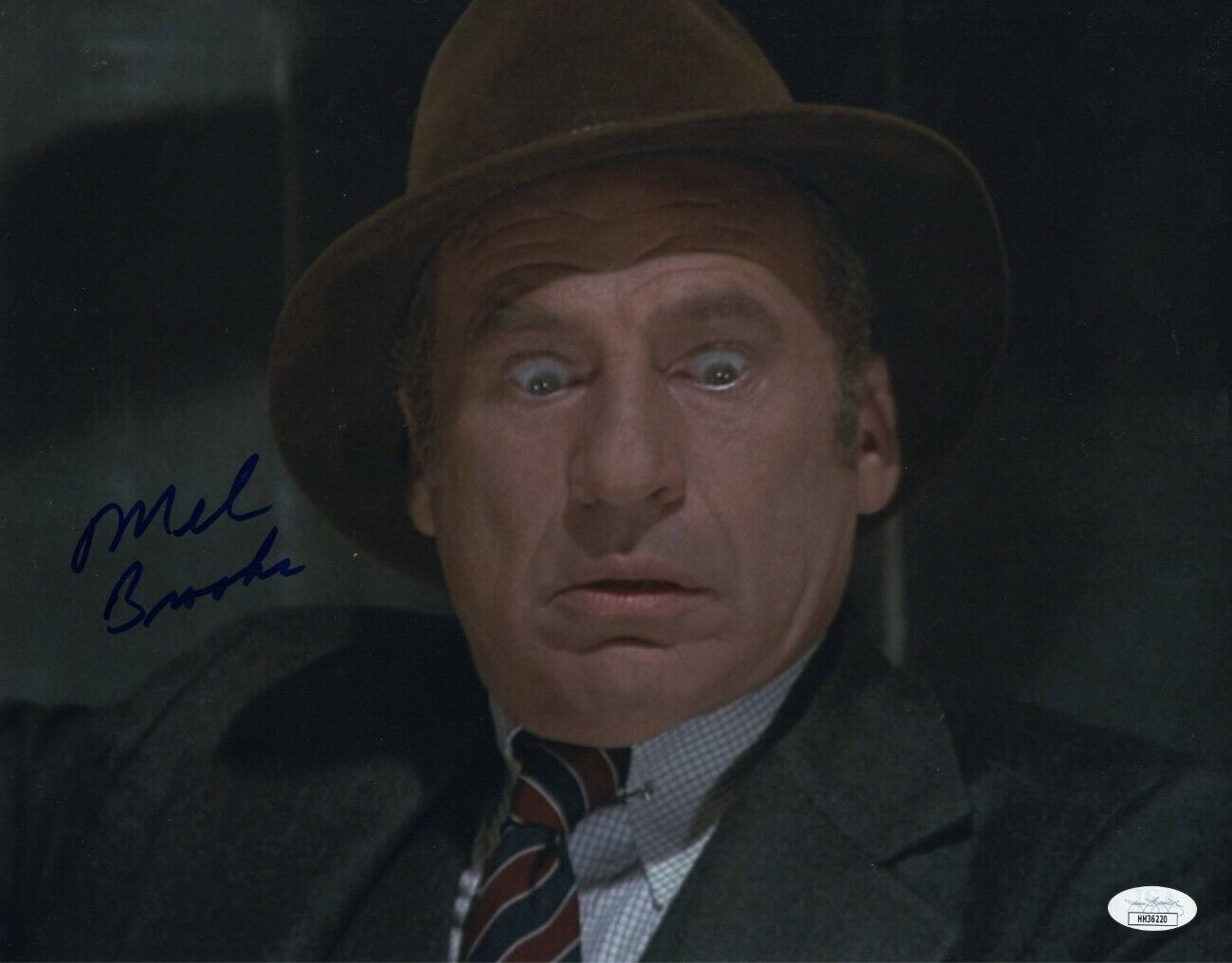 Mel Brooks Signed Autographed 11X14 Photo Poster painting High Anxiety w/Hat JSA HH36220