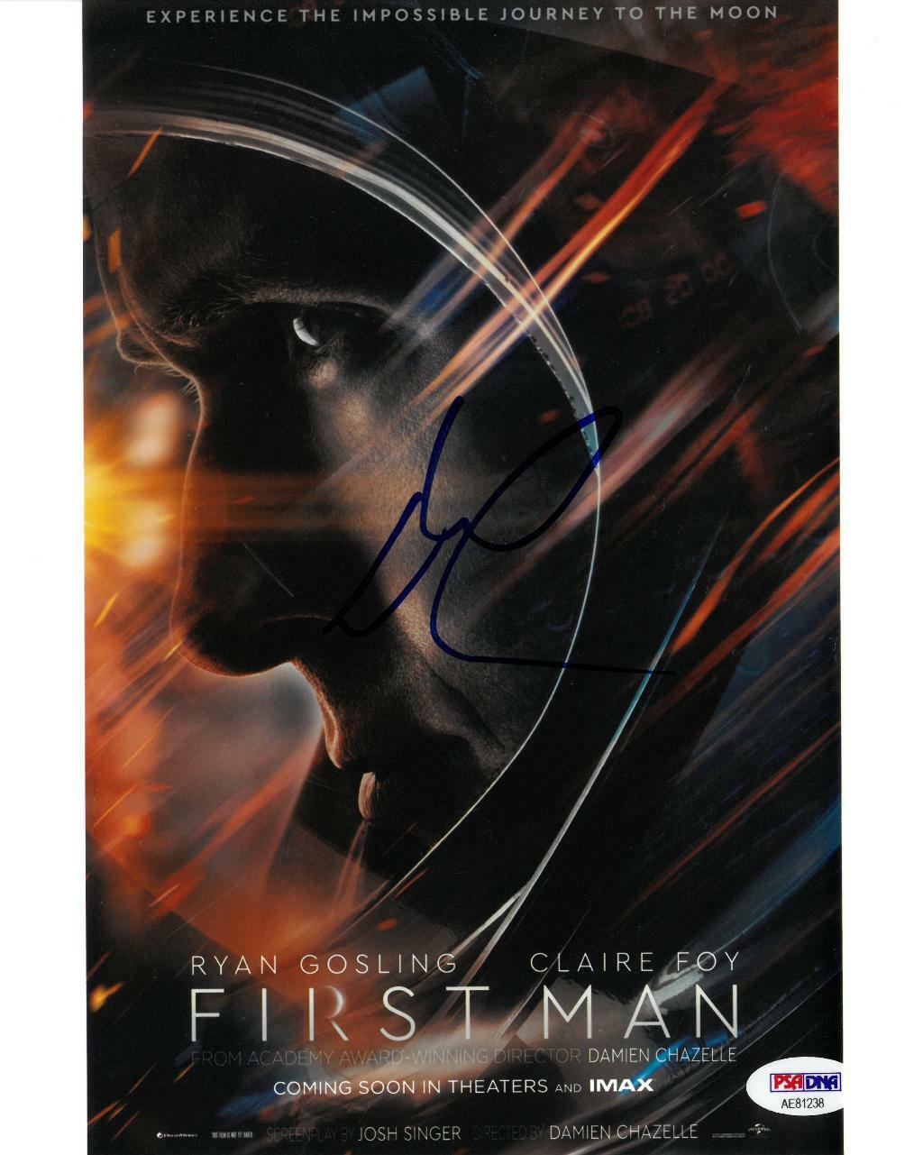 Damien Chazelle Signed First Man Autographed 8x10 Photo Poster painting PSA/DNA #AE81238