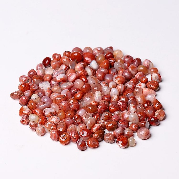 0.1kg 5-10mm High Quanlity Round Shape Carnelian Chips