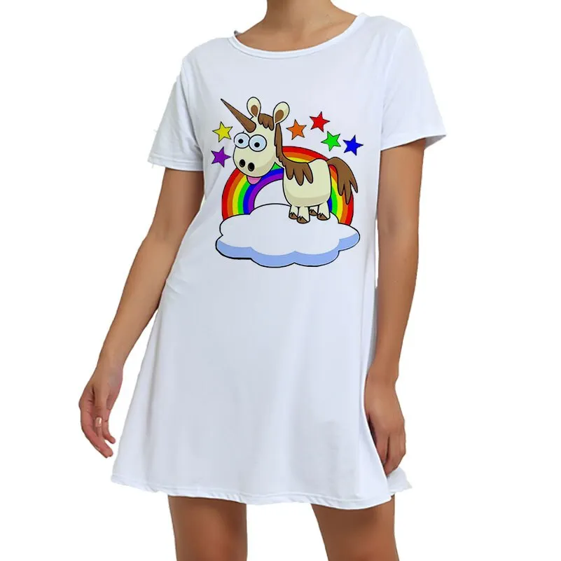 White Unicorn Pajamas Animal Pajamas Winter Nightie Stitch Unicornio Sexy Sleepwear For Women Adults S M L XL XXL