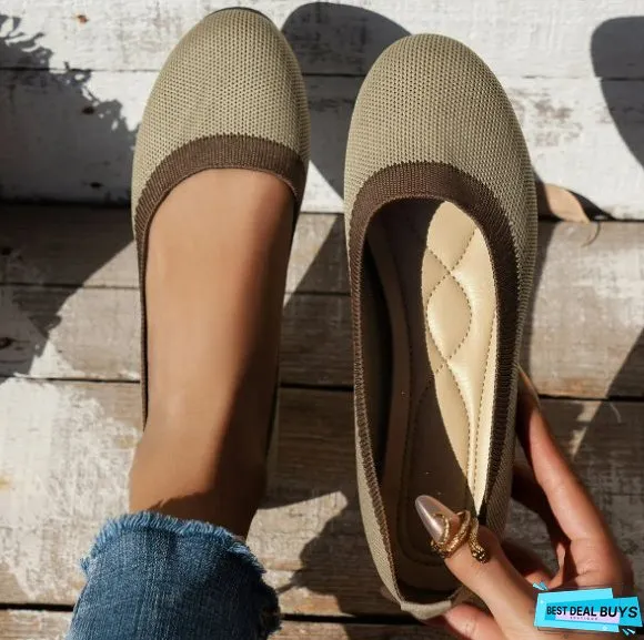 Emaline Round Toe Flats