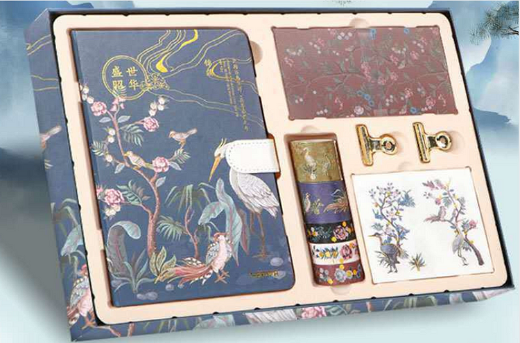 Ibentoy Peacock Diary Gift Box