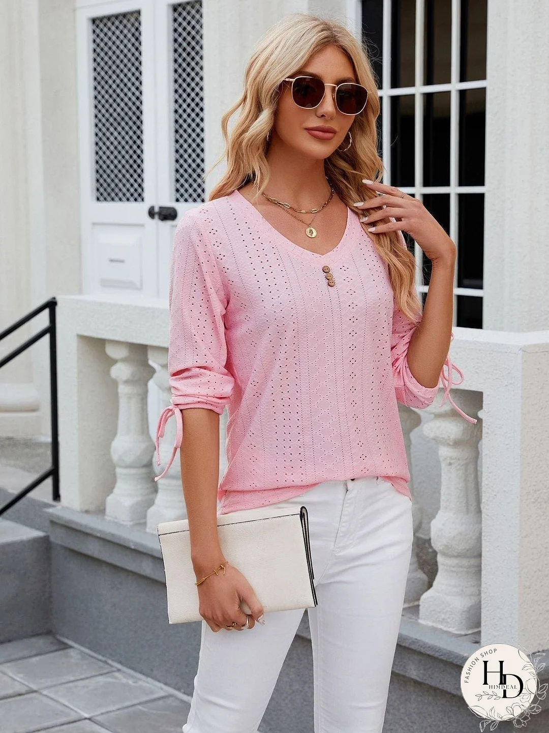 Versatile Knit Mock Neck T-Shirt
