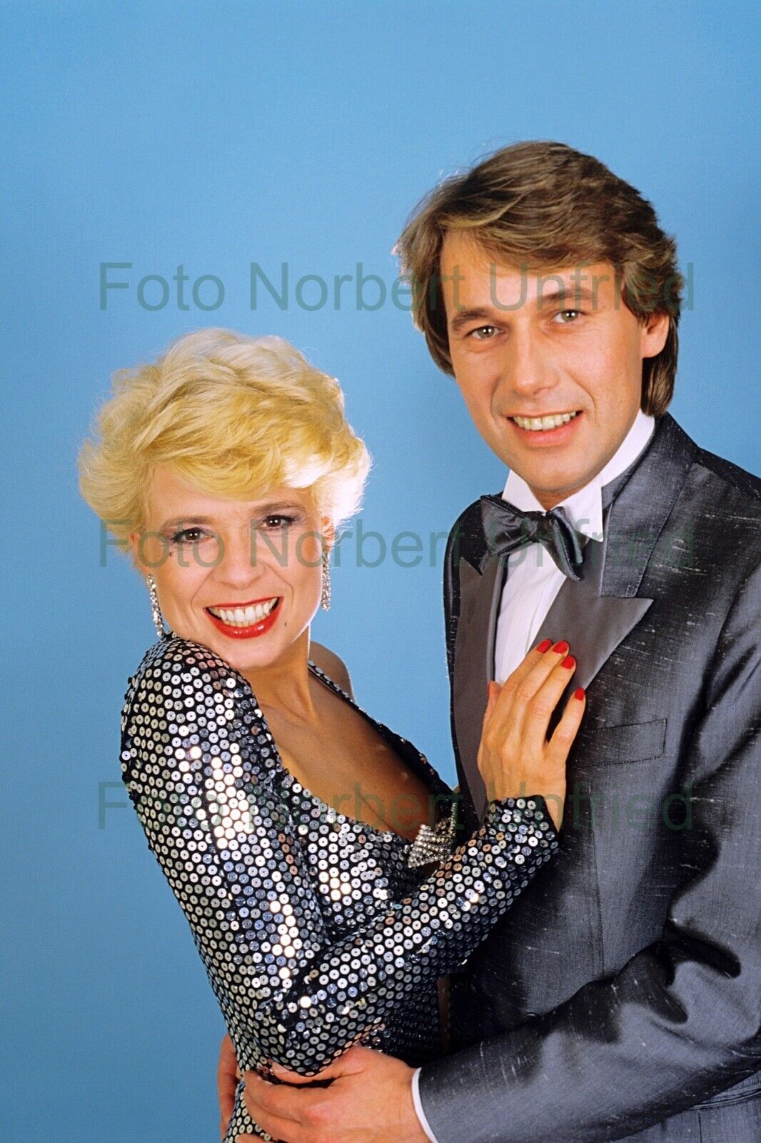 Ingrid Steeger - Roland Kaiser - 10 X 15 CM Photo Poster painting Without Autograph (Star-4