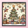 Christmas Tree-11CT Stamped Cross Stitch 50*50cm/19.69*19.69in
