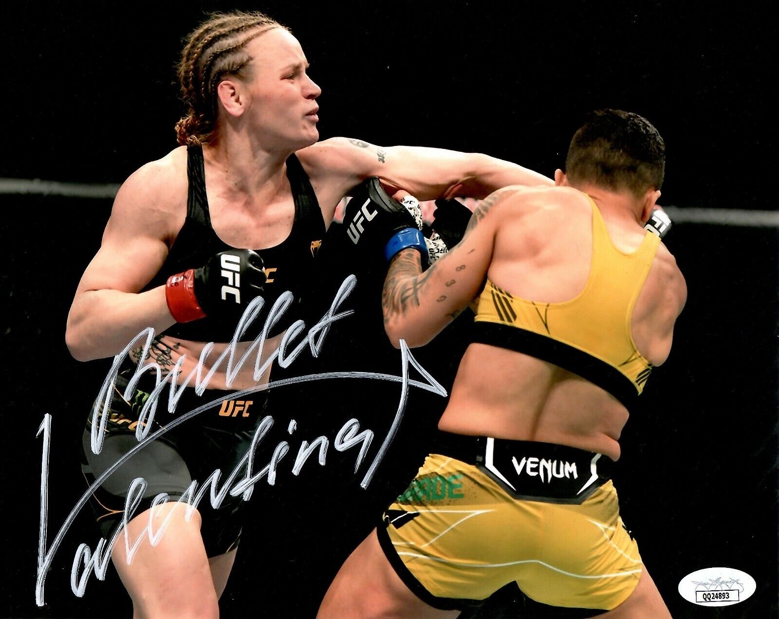 Valentina Shevchenko autographed signed inscribed 8x10 Photo Poster painting UFC Bullet JSA COA