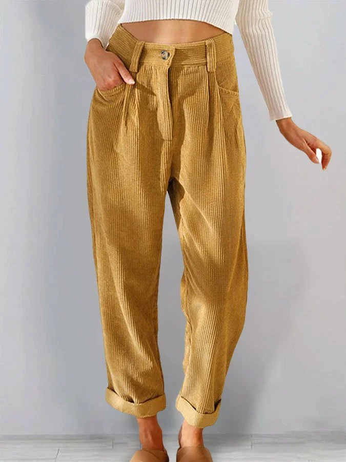 Women's Corduroy Casual Pants