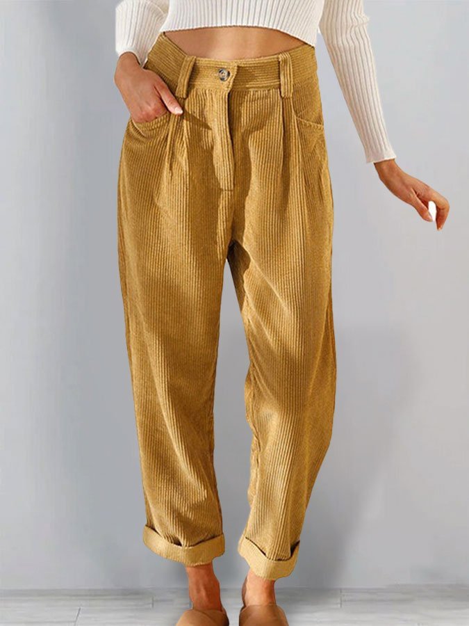 Women's Corduroy Casual Pants