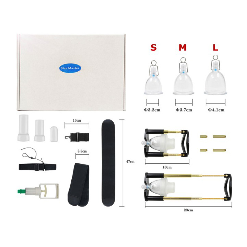 Penis Enlargement Device Penis Master Extender With Vacuum Cup 