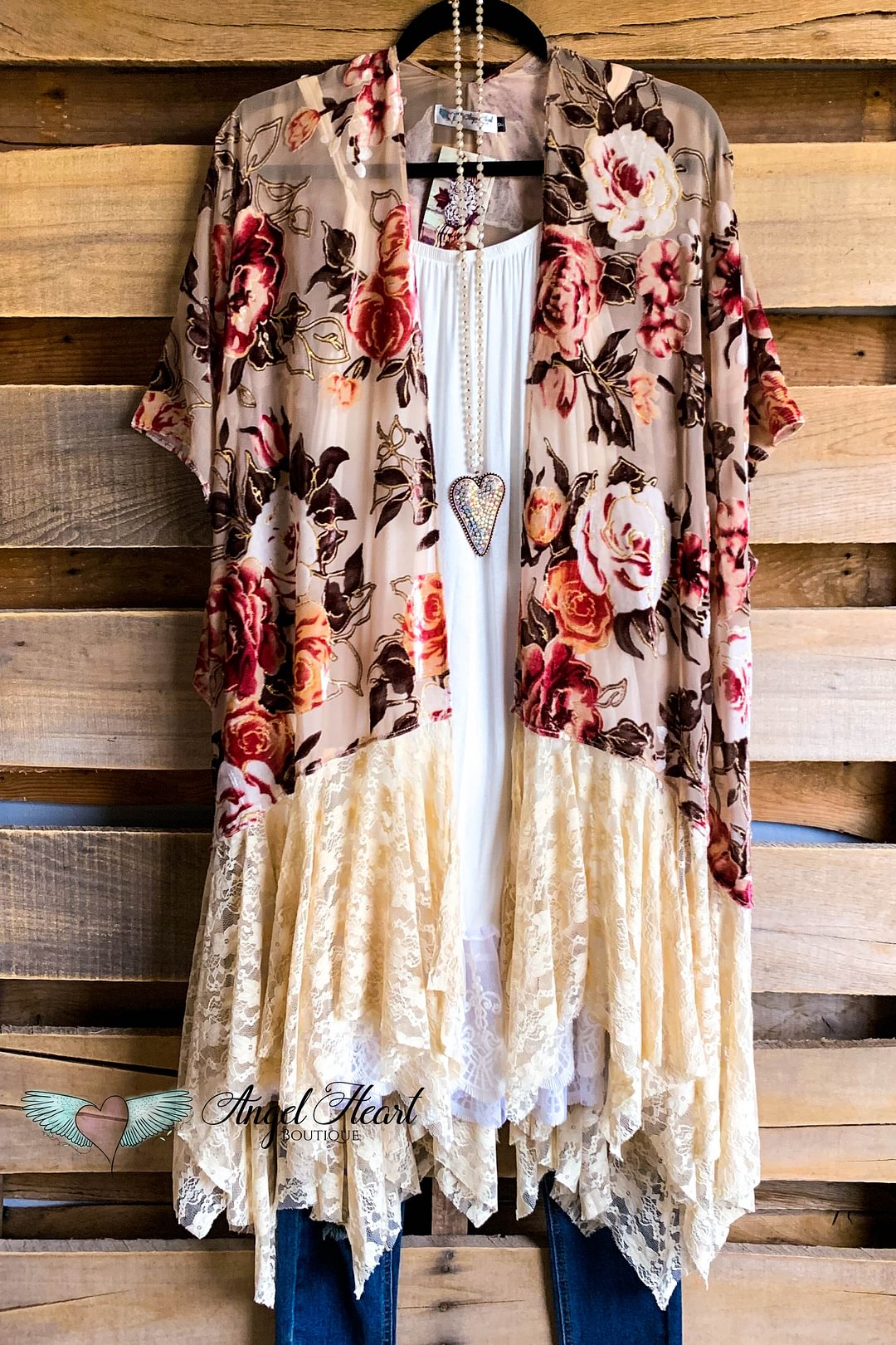 WHAT A BEAUTY KIMONO - TAUPE