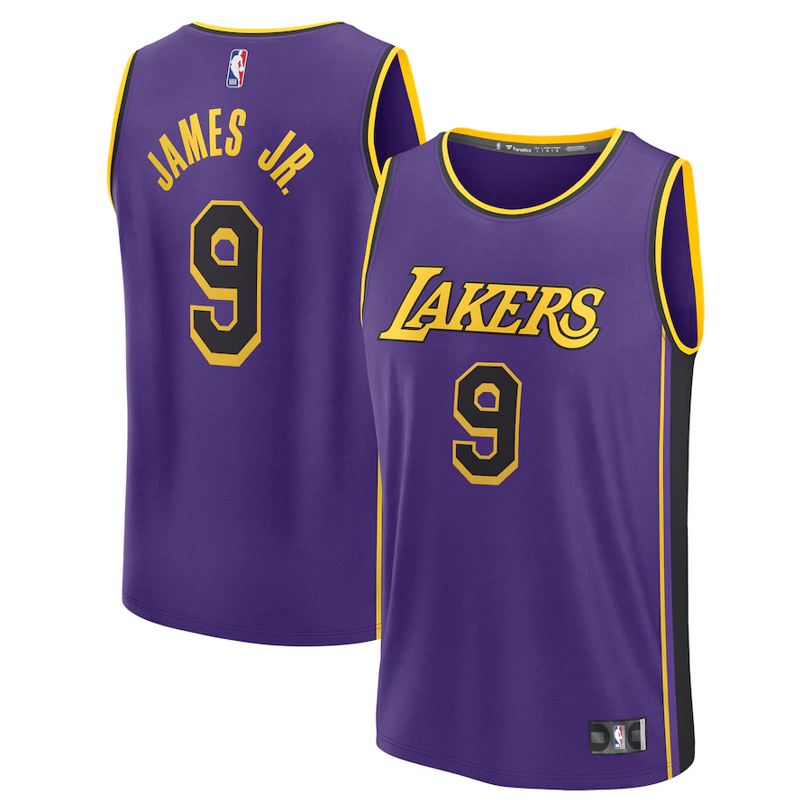 Men's Los Angeles Lakers Bronny James Fanatics Purple Fast  Jersey - Statement Edition mysite
