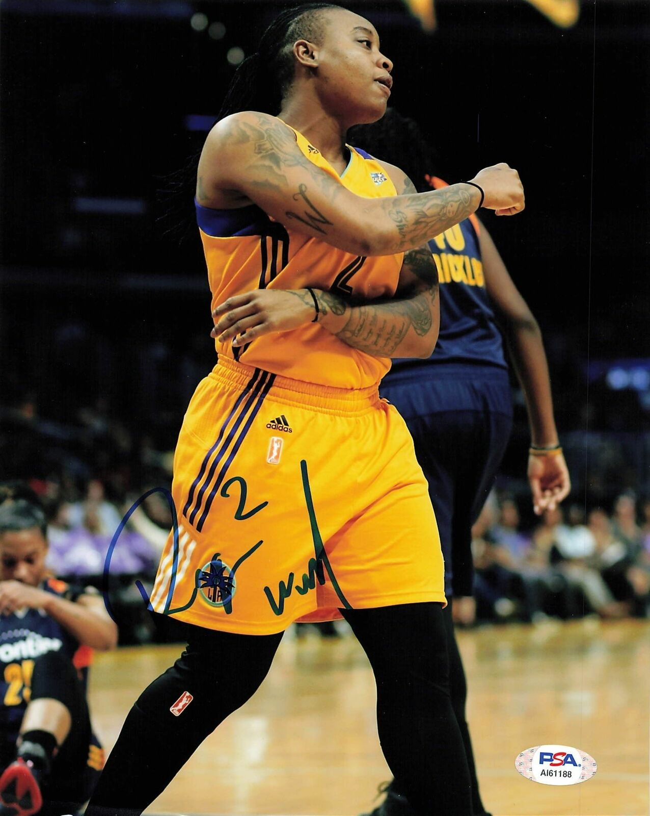 RIQUNA WILLIAMS signed 8x10 Photo Poster painting PSA/DNA Las Vegas Aces Autographed