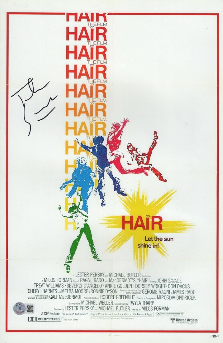 John Savage Signed Autographed 11X17 Photo Poster painting Hair Movie Poster BAS BB59597