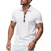  Stylish V-Neck Polo Shirt for Men - Perfect for Summer Outings and Casual Events by Inlyline