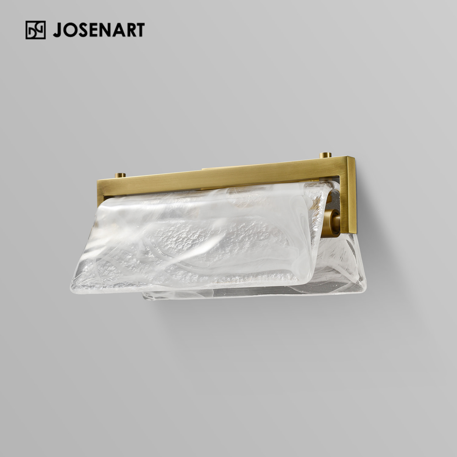 Cloud Fog Glass Shade Wall Lamp JOSENART Josenart