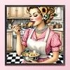 Kitchen Housewife - 11CT Stamped Cross Stitch - 50*50cm