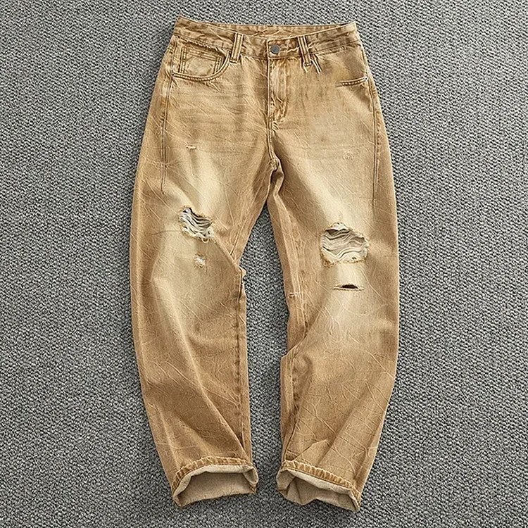 Men’s Distressed Casual Jeans