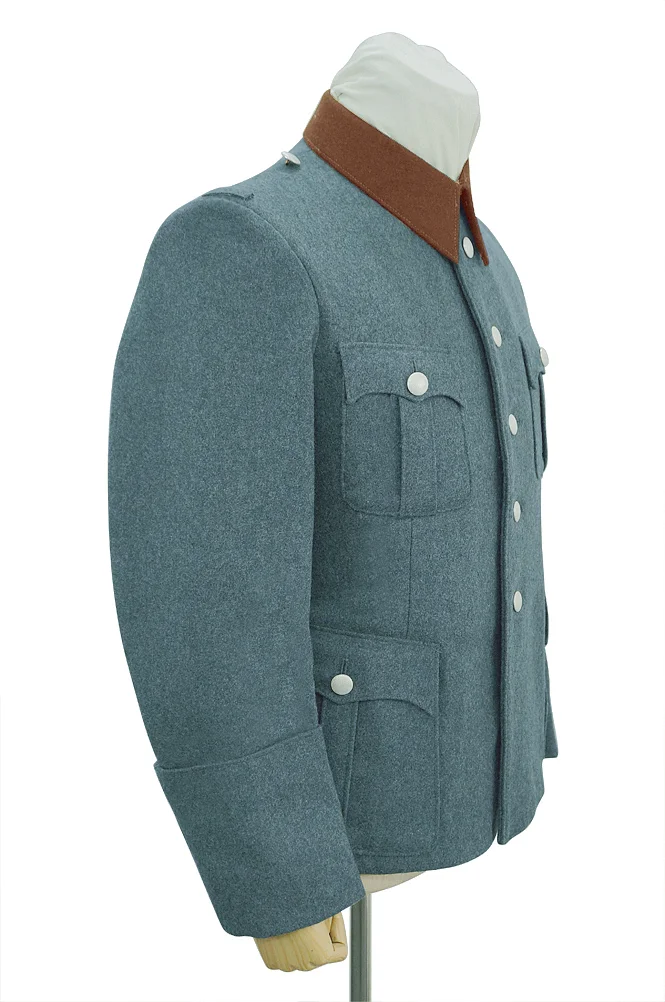   Polizei German Gendarmerie General Officer Wool  Service Tunic Jacket 5 Buttons German-Uniform