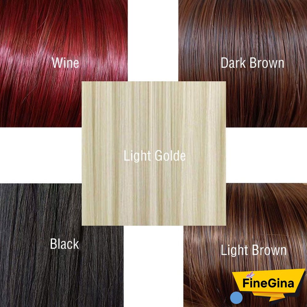 Women's Wigs with Short Straight Hair Bobo Headgear