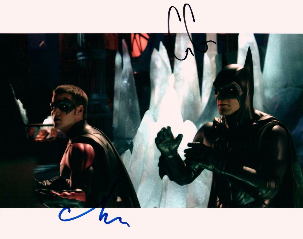 George Clooney Chris O'Donnell Autographed 8x10 Photo Poster painting signed Picture + COA