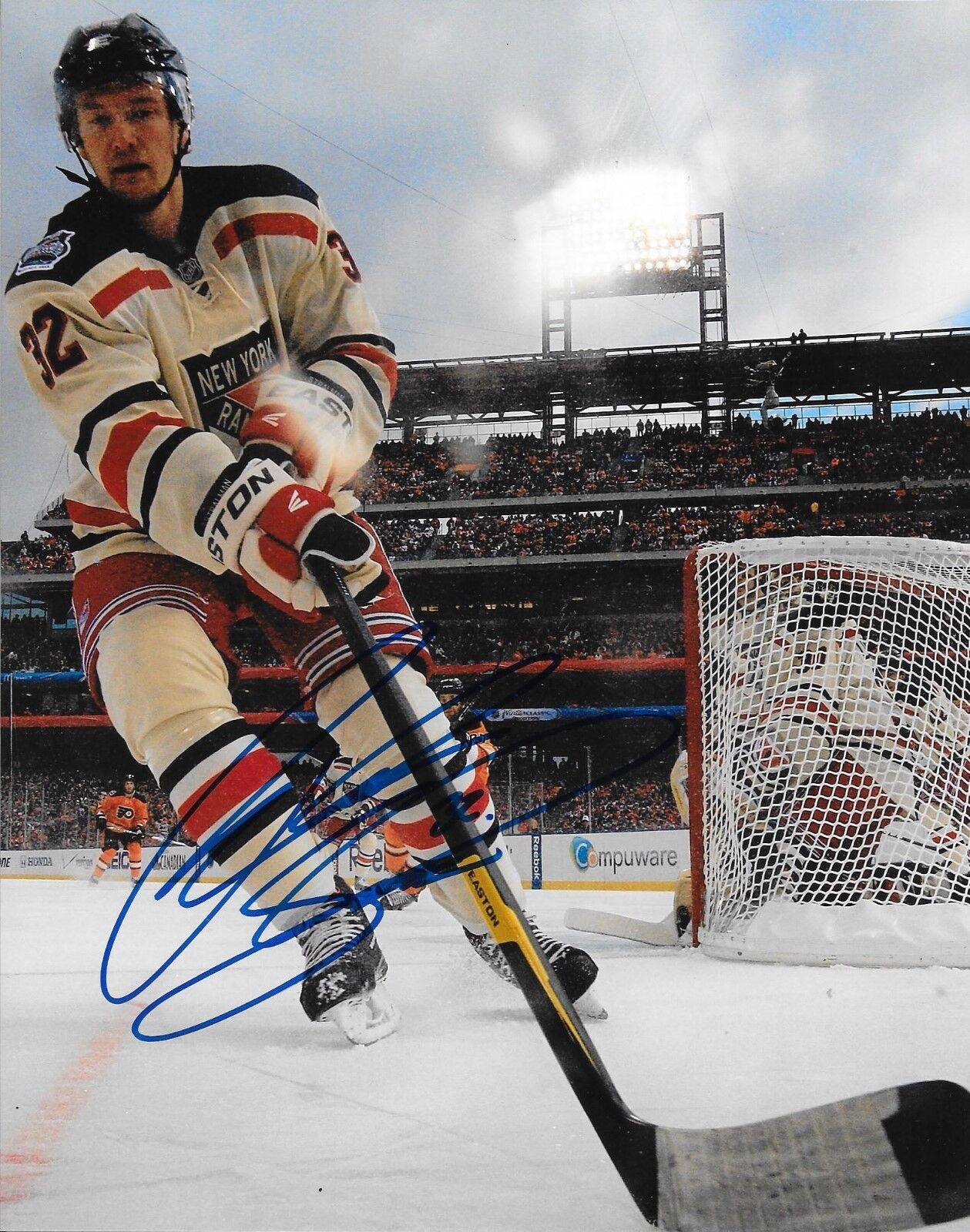 Anton Stralman signed New York Rangers 8x10 Photo Poster painting autographed