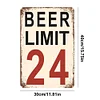 Beer Limit 24 - Metal Tin Signs(8*12Inch/12*16Inch)