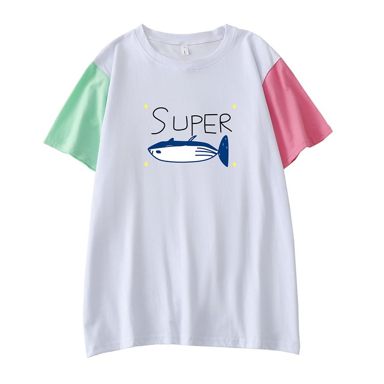 BTS Jin Super Tuna Colorblock T-shirt