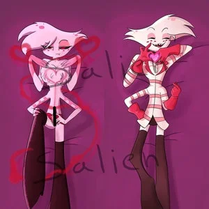 Pornhint Dakimakura Angel Dust Hazbin Hotel, NSFW sin censura. Funda de almohada super suave impreso a 2 caras. Funda de almohada super achuchable NSFW