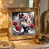Rose Black Dress Beauty-Special Shaped Diamond Painting
