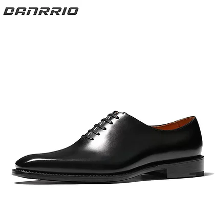 DANRRIO Handmade One-piece Oxford Business Leather Shoes DANRRIO.COM