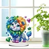 DIY Lion Acrylic Diamond Painting Desktop Ornaments