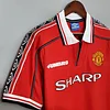 1998/1999 Retro Manchester United Home Football Shirt 1:1 Thai Quality love fball