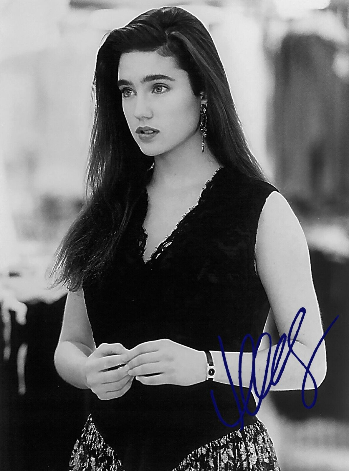 JENNIFER CONNELLY NAKED SIGNED AUTOGRAPH SIGNATURE 8.5X11 Photo Poster painting PICTURE REPRINT