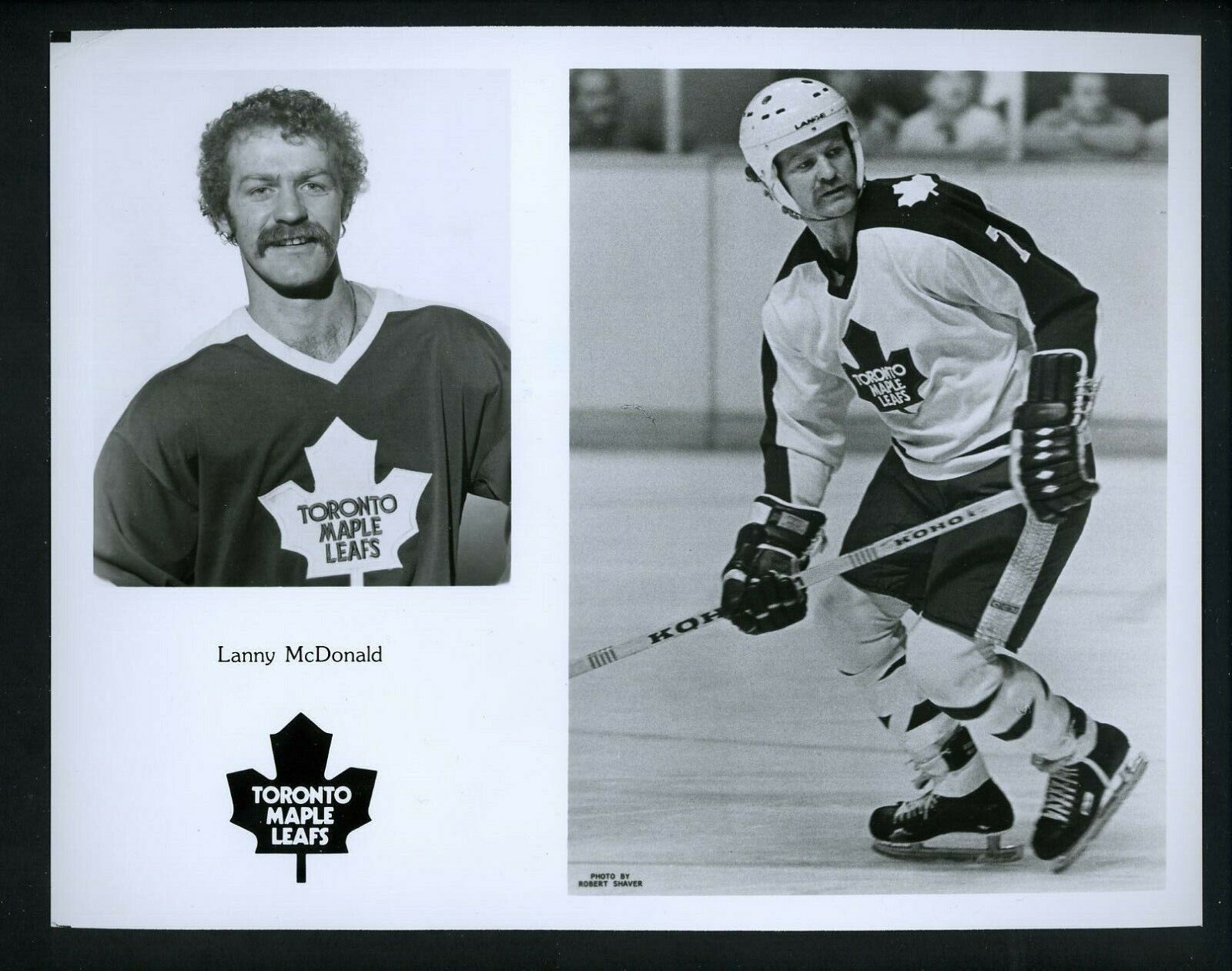 Lanny McDonald circa 1970's team issued Press Photo Poster painting Toronto Maple Leafs