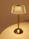 Crystal Table Lamp Cordless Desk Lamp Dimmable Sleeping Light for Restaurant Bar