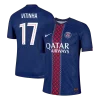 VITINHA #17 PSG Home Authentic Soccer Jersey 2025/26