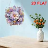 2D Flat DIY Hanging Diamond Art Kits DIY Home Decor Hanging Charm (Wreath)