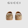 GUCCI 2025 Damskie klapki na platformie z nowym podw&oacute;jnym wzorem G