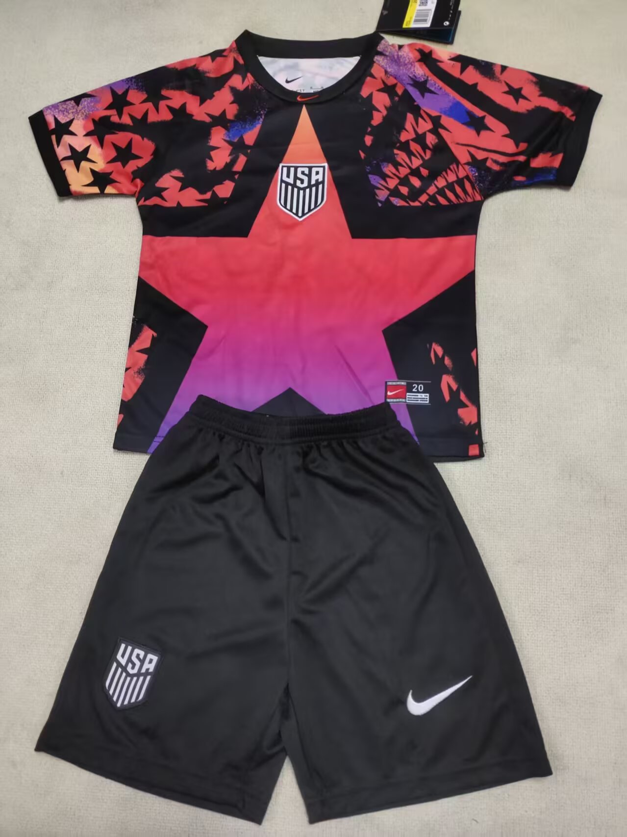 2026 Kids Size United States Goalkeeper football jersey 