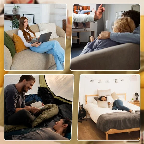 ❄️Portable Weiche elektrische Heizdecke mit Rei&szlig;verschluss Shawl☀️