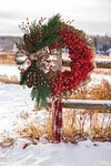 🔥Last Day 49% OFF🎄Ruffled Burlap Christmas Wreath🎄-mysite-Adracos