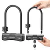 Bicycle U Lock with 2 Keys Bicycle U-shaped Lock for Road Mountain Electric Bike
