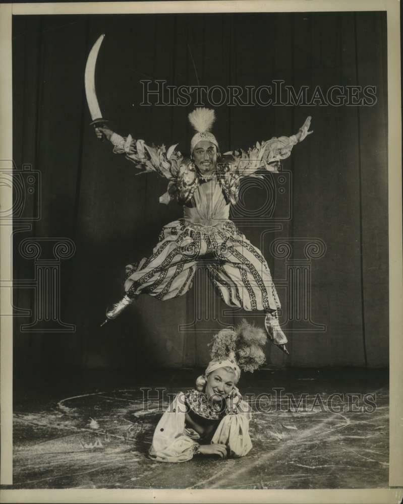 Press Photo Poster painting Speedy Leo Freisinger of Arabian Nights Appears in Holiday on Ice