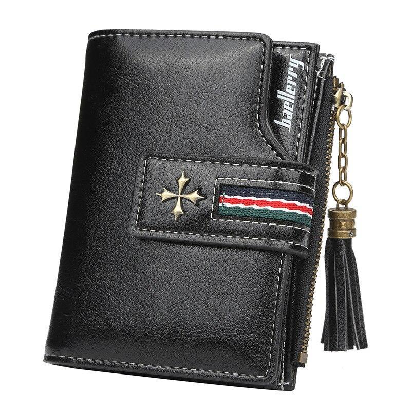 Women Oil Wax Leather Small Wallet