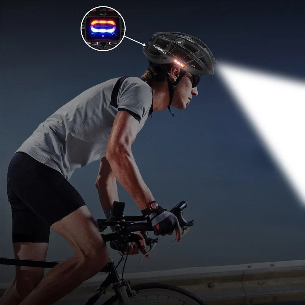 Meladen™ Erwachsenen Fahrradhelm mit Licht