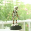 Retro Steampunk Metal Copper Ornaments Pure Handmade Desktop Mechanical Industrial Style Night Light