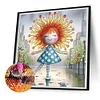 Diamond Painting-DIY Crystal Rhinestone Girl