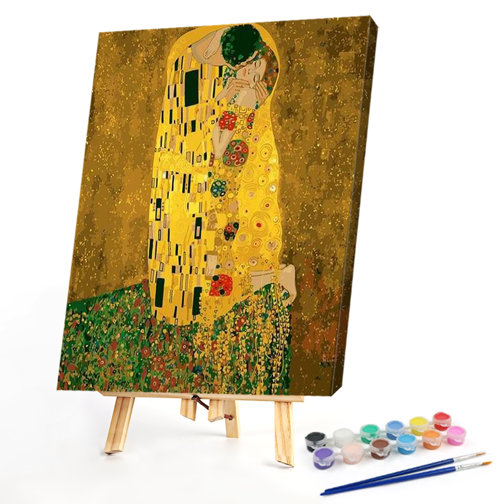 

40*50CM - Paint By Numbers - Lover Kiss Characters, 501 Original